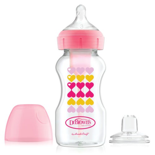 Kit Transición B.A 2 en 1 Dr. Brown’s™ Options+™ 9oz Azul – rosado
