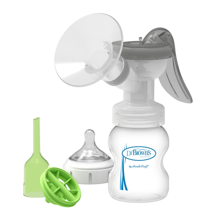 BF102_Product_Manual_Breast_Pump_with_Collar_and_Nipple Dr. Brown's Manual Breast Pump with Options+ Anti-Colic Bottle